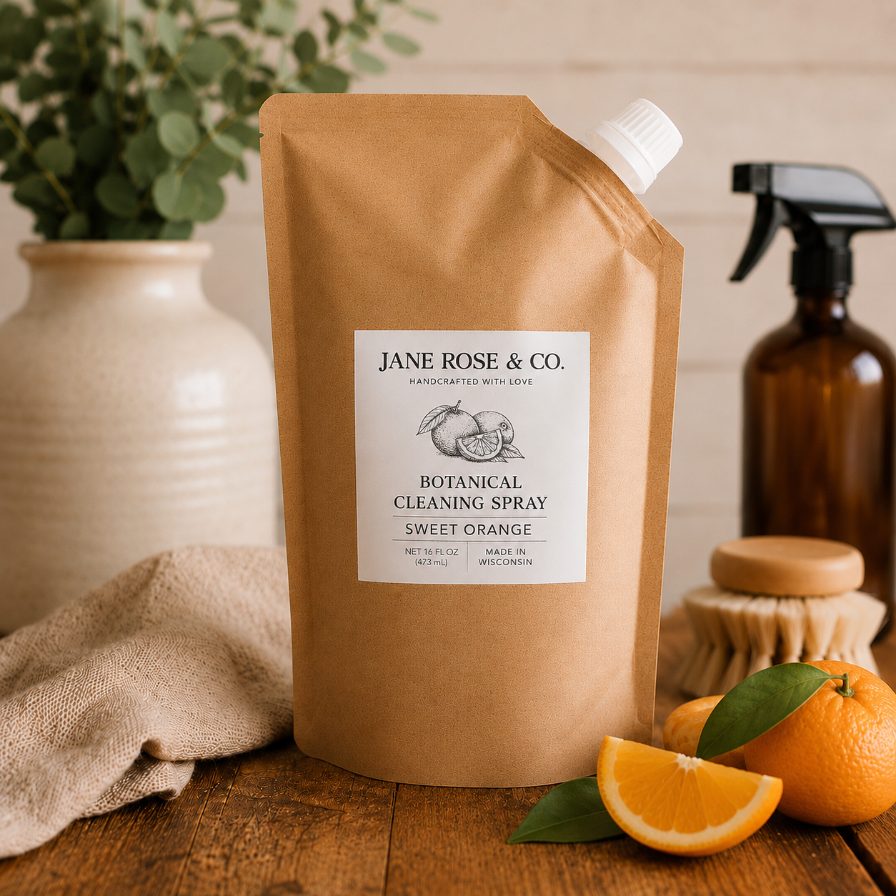 Botanical Cleaning Spray • Refill - Sweet Orange
