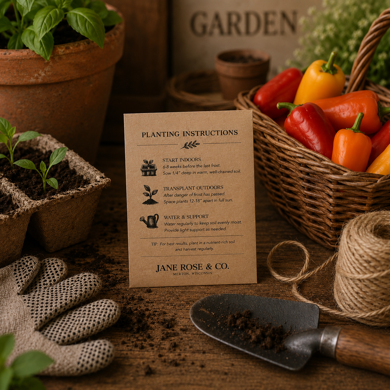 Seed Packet - Mini Sweet Pepper