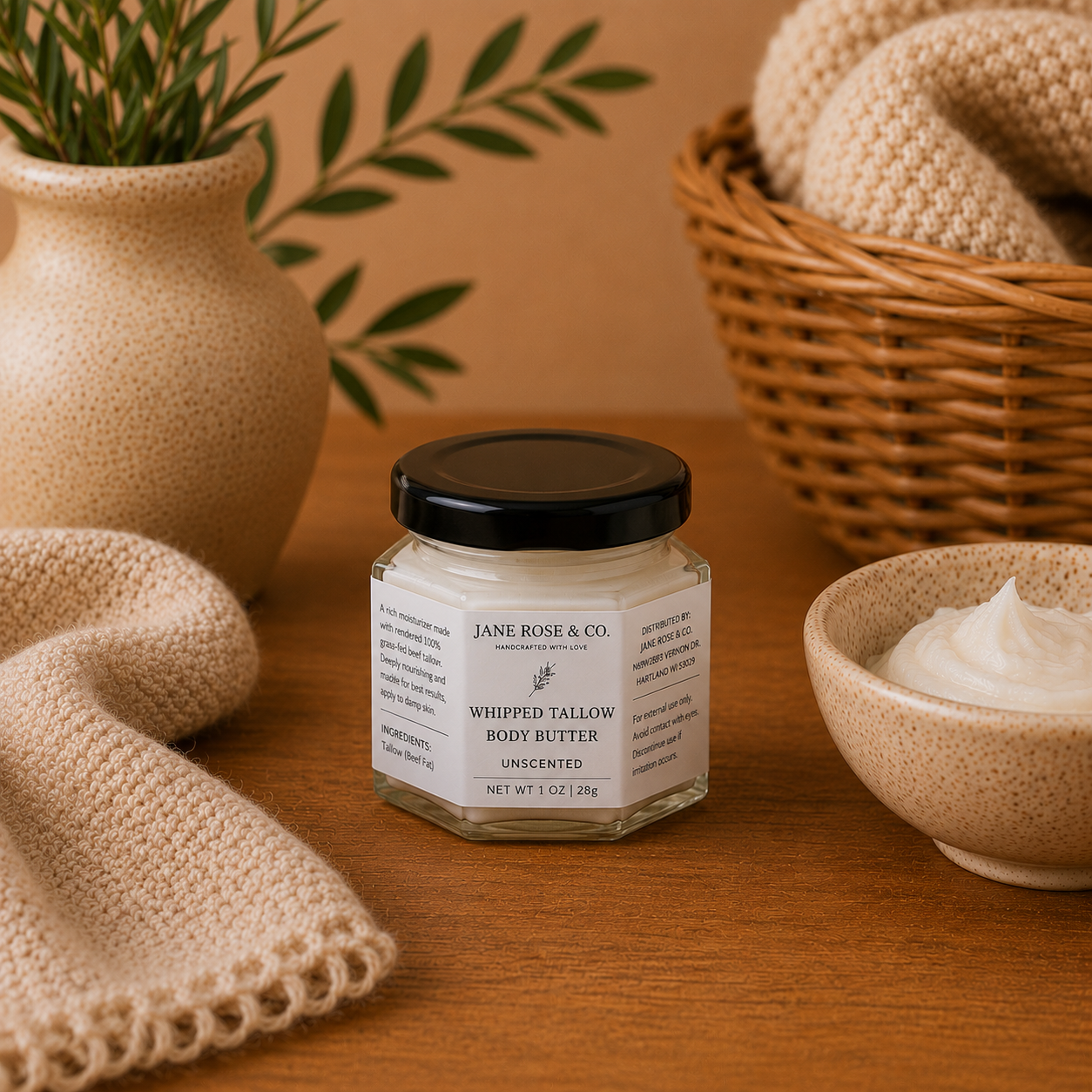 Whipped Tallow • Travel Size - Unscented