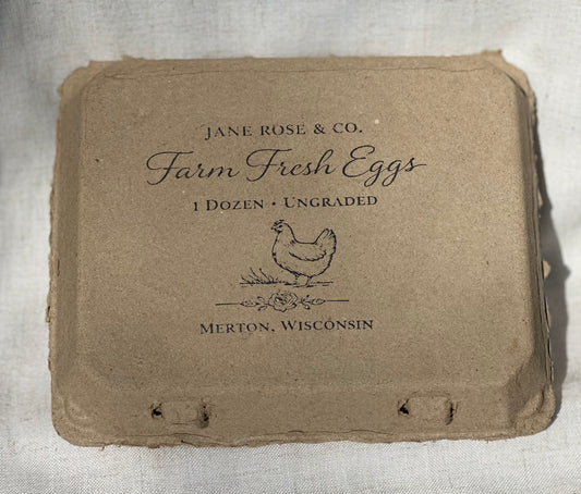 Farm Fresh Eggs - Dozen -Preorder